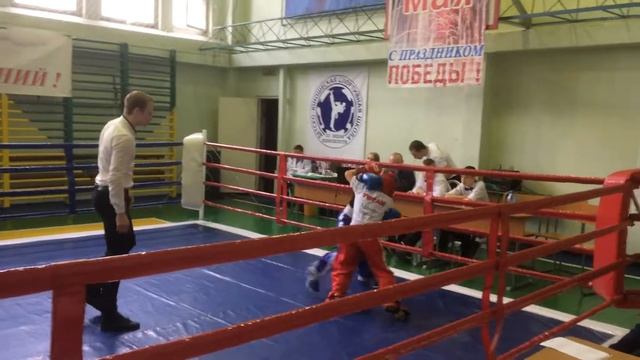 Первенство ДЮСШ по видам единоборств, Финал, Лайтконтакт, Адамия Георгий (красный угол), 2 раунд