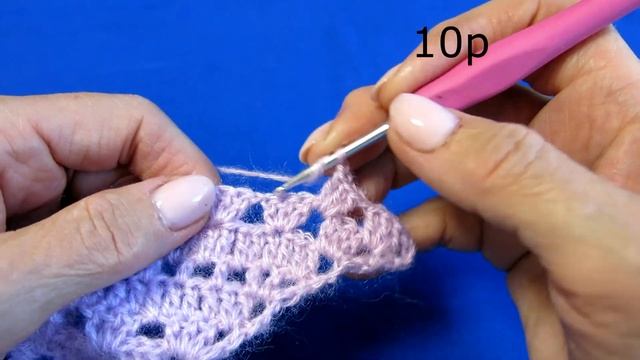 Шаль крючком из Журнала | Мастер класс | Crochet Shawl