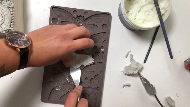 Celestial Inspired Decoupage Wooden Box With Finnabair Products.