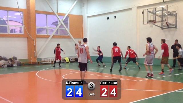К.Поляна & Пятнашки игра за 1е место турнир по Баскетболу