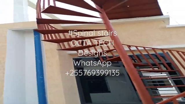 How To Make A Spinal Stairs.(Jinsi Ya Kutengeneza Ngazi Ya Mzunguko)