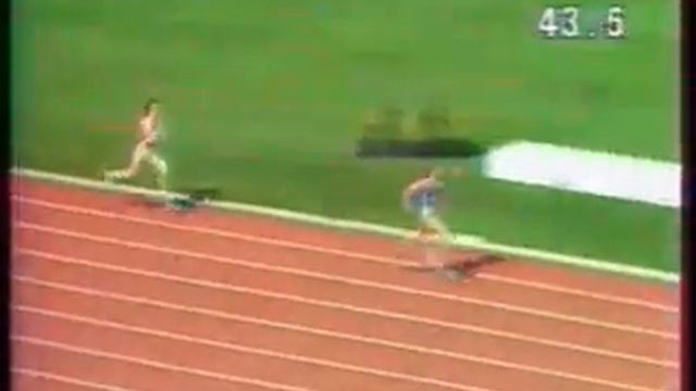 Рекорд! 1985 Женщины 400 метров Marita Koch Канберра
