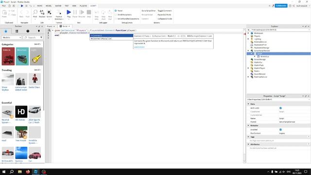 Урок 9 как сделать экран при смерти в Roblox Studio