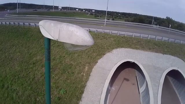 тоннели велодорожки на коптере. возле аквапарка. минск