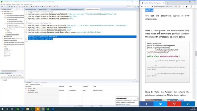 How To Configure Multiple Databases In Spring Boot For DB Per Service Microservices Architecture