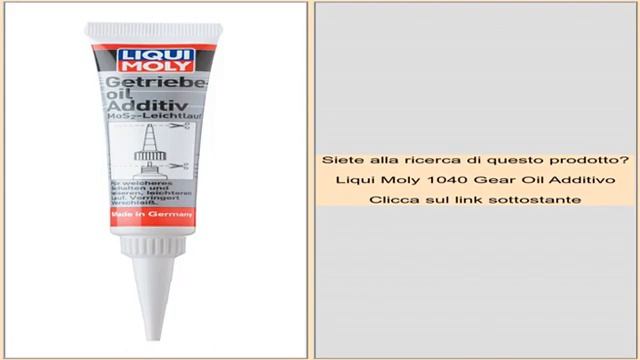 Liqui Moly 1040 Gear Oil Additivo