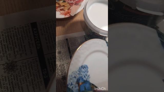 декупаж тарелки, в подарок #декупаж