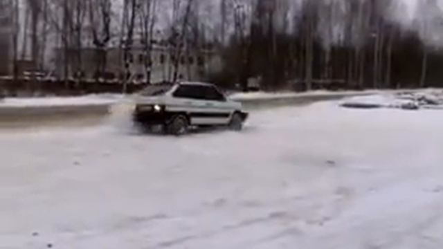 девятка с  двигателем от оки. Сафоново