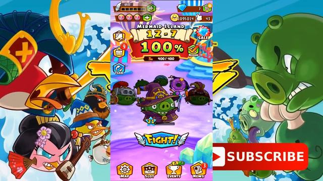 Angry Birds Fight! - Play All PIGGY (PALADIN,MAGICIAN,SHAMAN,REAPER,PIRATE,MINION) - EP78