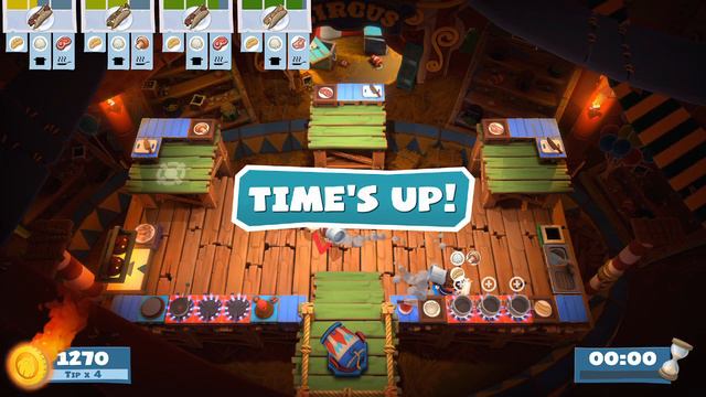 Overcooked! All You Can Eat - Carnival Of Chaos (Speed Run)