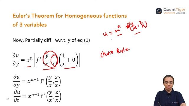 Euler's Theorem - Part 3 | Partial Differentiation