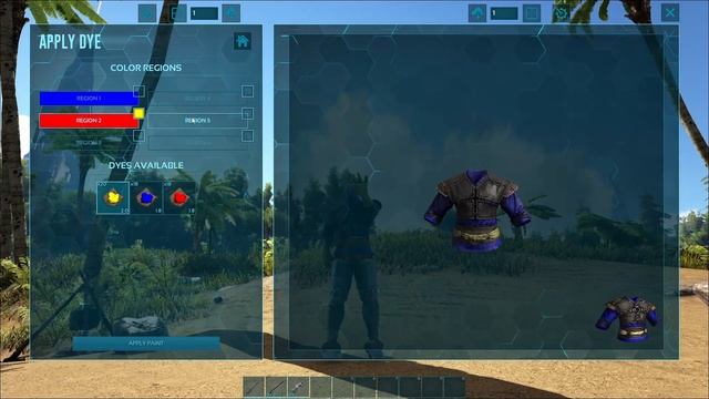 How To Change Color Of Hair, Weapons And Items In Ark Survival Evolved | How To Use Dye Full Guide