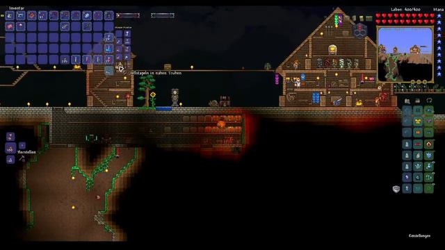 Terraria Lp#4 Suche Dem Staff Of Necrosteocytes   Revengeance Mode