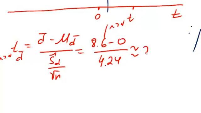 פתרון תרגיל - מדגמים מזווגים