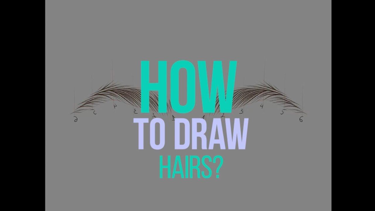 How To Draw Hairs? / Как рисовать волоски