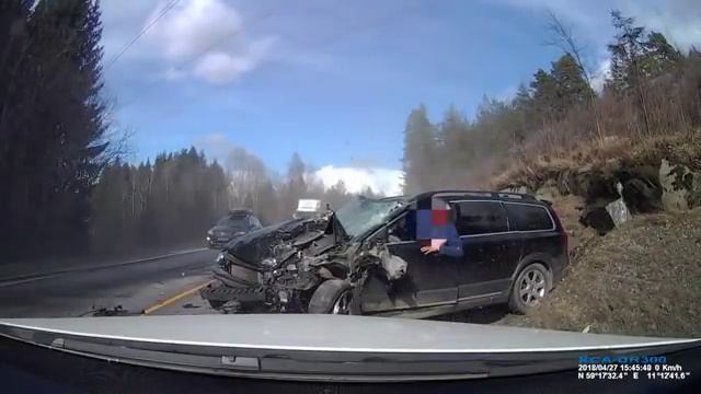 Volvo XC70-Volvo's excellent safety proved in the crash