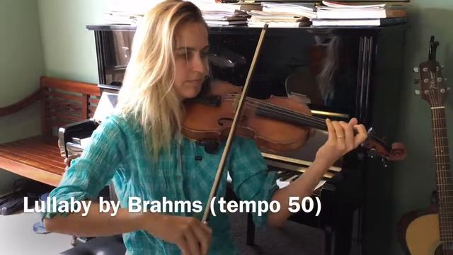 Lullaby By Brahms (slow) AMEB Violin Preliminary Grade
