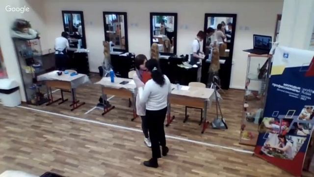 ГАПОУ ТК №24 компетенция Парикмахерское искусство Полимерная д.7а, 05.06.17 камера 1