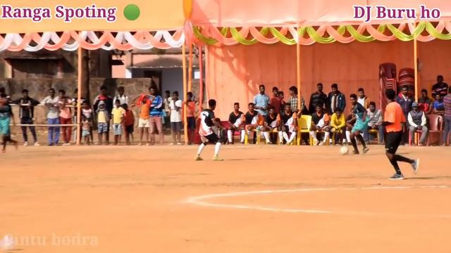 Ranga Spoting Vs DJ Buru Ho || 2nd Round Match || At Burigora Football Tournament 2021