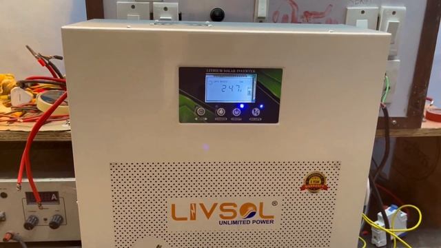 Smart Solar Inverter With Inbuilt Lithium Battery #inverter #hybridinverter