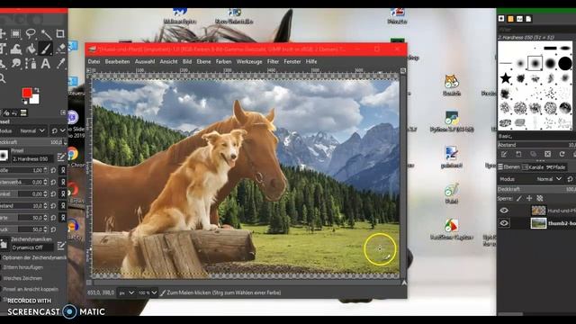 Hintergrund Verändern Mit GIMP
