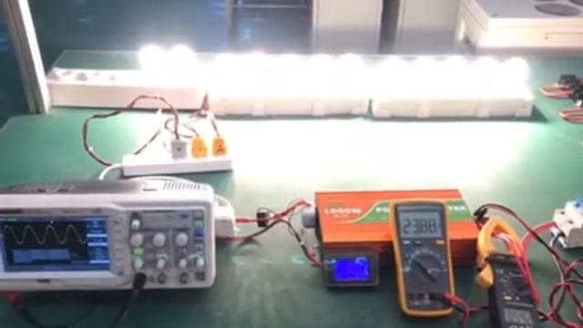 JNGE Pure Sine Wave Inverter 1kw Loading Test 1kw Off Grid 24vdc