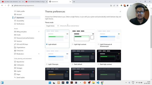 How To Change Theme On GitHub