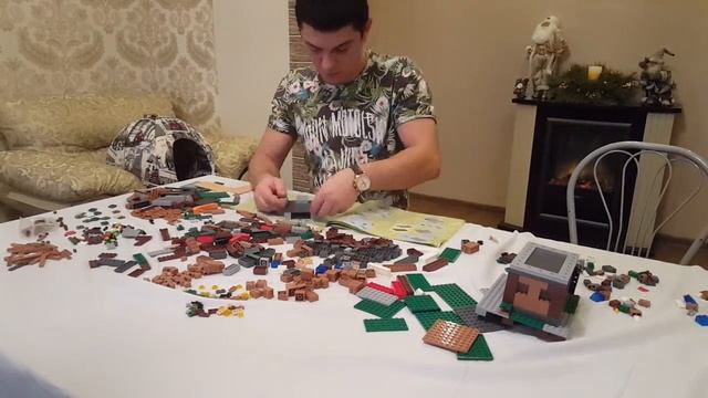 Майнкрафт деревня | Minecraft Villiage |5ти часовая сборка конструктора