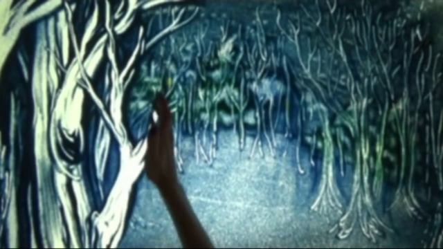 Зима 2015. Песочная анимация Ольги Лисицкой. Sand Art