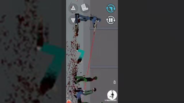 Играю в Flat Zombies:Defense & Cleanup (тренировка).