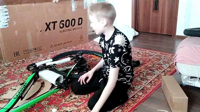 сборка и влог. электровелосипед eltreco xt 600 d