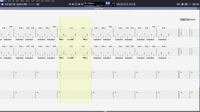 [TAB] Galneryus - Flames Of Rage