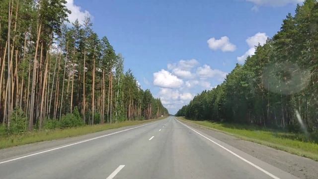 Трасса Новосибирск - Яровое Алтайский край.