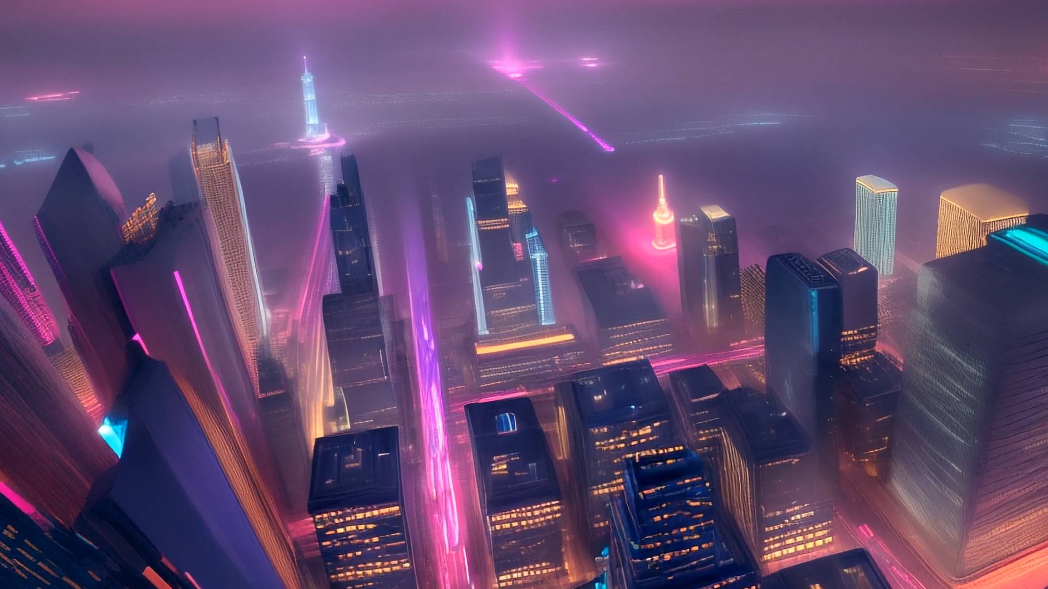 CAPTAIN BANANA - Flying Over The Neon City