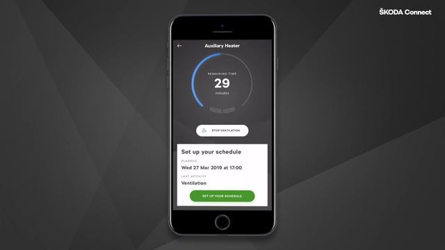 ŠKODA Connect - Online-Standheizung