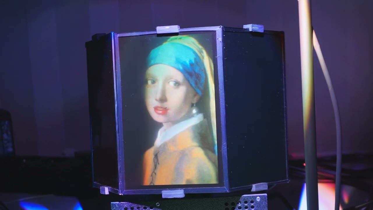 Holoprinter Test 09/05/2023 (Hologram Tests + Automatic System For Displaying) - 01