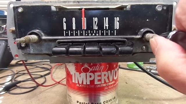 1968 Ford Galaxie AM Push Button Radio Motorola 8TMF