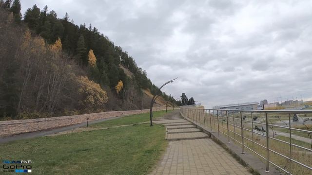 GoPro. Археопарк - культурно-туристический комплекс. ХМАО-Югра Ханты-Мансийск. HERO 7 Black TimeWarp