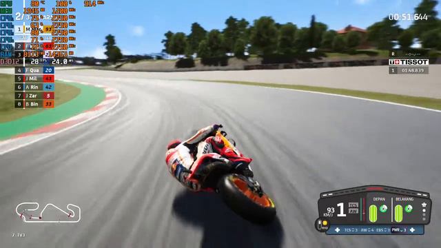 MotoGP22 Marc Marquez Gameplay (Ryzen 3 3250U Vega 3 2GB, With 12GB RAM) | Game Test
