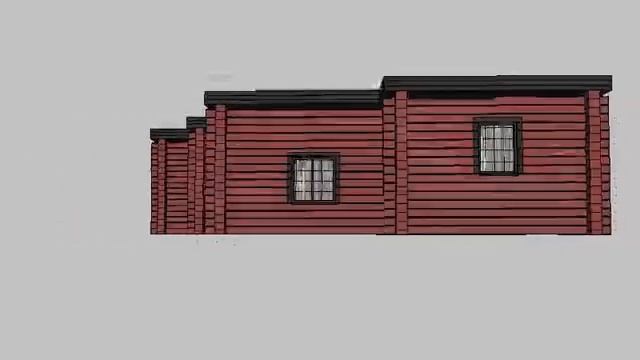 коттедж из клееного бруса