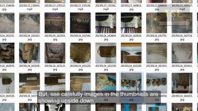Pictures Thumbnails Upside Down In Windows 7 - Android Camera Problem Samsung Galaxy Note 4