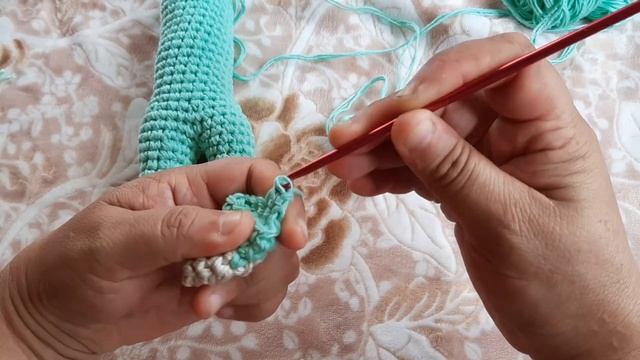 BABY YODA AMIGURUMI GIGANTE A Crochet - Parte 4 DEDOS Y MANOS