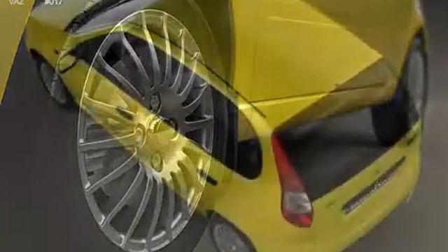 3D Model Lada Kalina 1119 hatchback Sport 2011