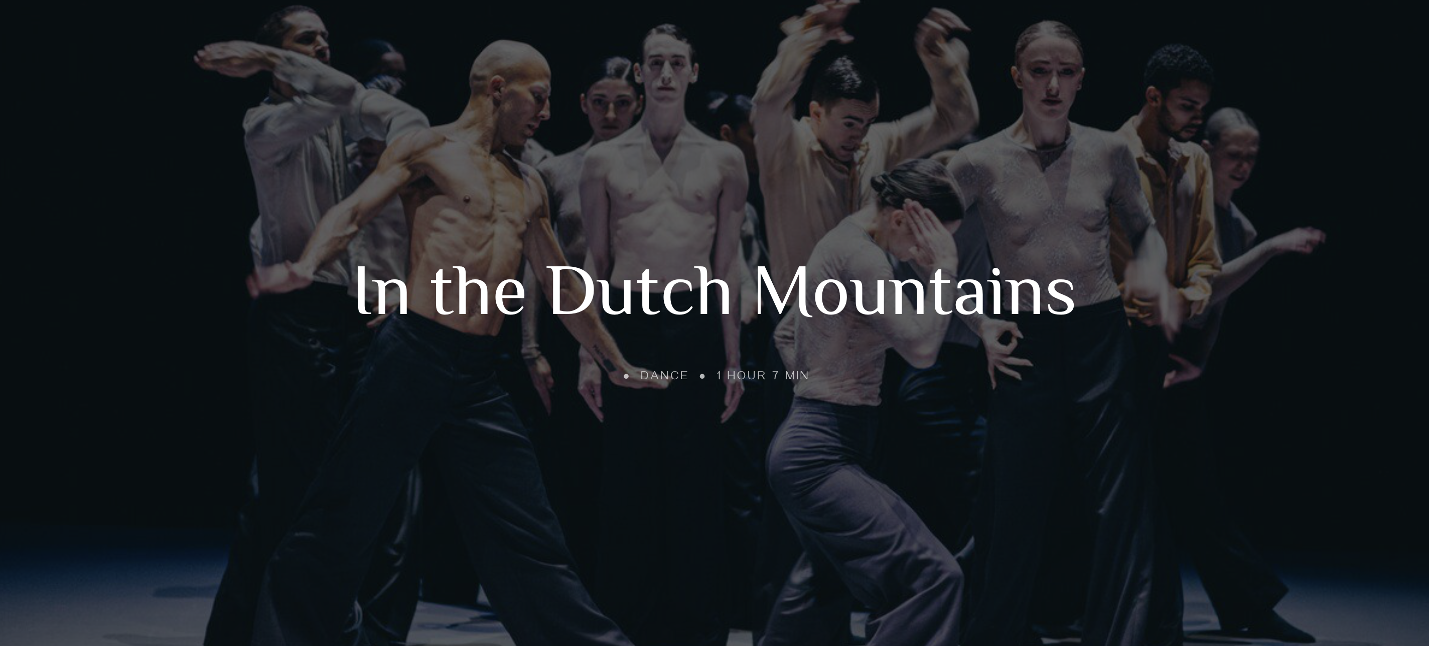 In The Dutch Mountains - Marco Goecke