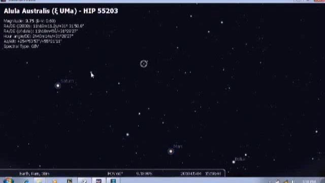 Stellarium On A Windows 7 Netbook