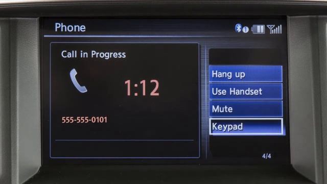 2015 Infiniti QX60 HEV - Receiving And Ending A Call (if So Equipped)