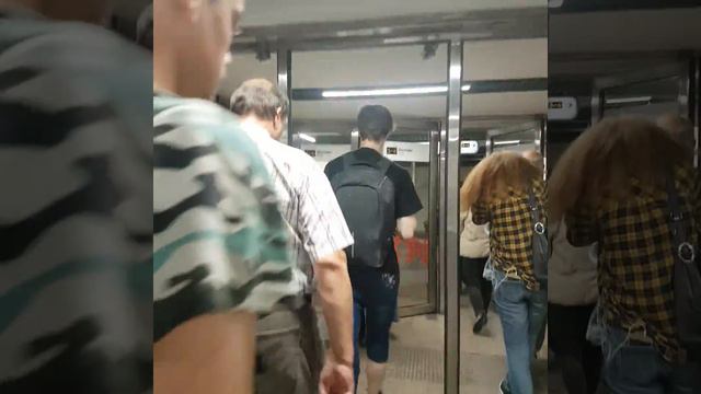 метро Новые Черемушки, люди и номерные 11 июля 2018 г.