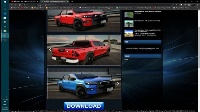 How To Install Toyota Hilux 2022 In Gta San Andreas