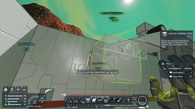 SPACE ENGINEERS COLONISATION - 25 - Je Commence LA Porte De Hangar!