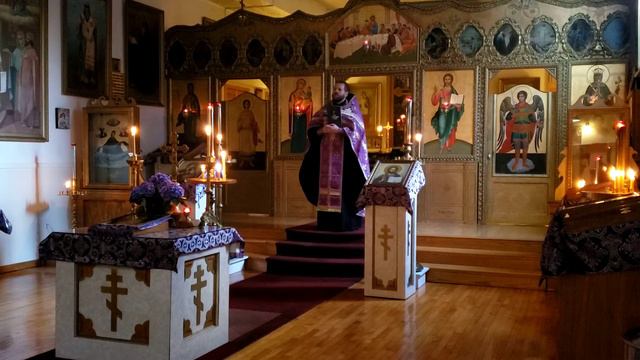 April 16, 2020 Великий Четверг. Утреня Страстной Пятницы с чтением 12 Страстных Евангелий, 6часть.